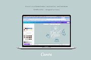 Coastal Instagram Canva Templates, a Social Media Template by Grey Ritual Studio (Thumbnail 9 of 11)