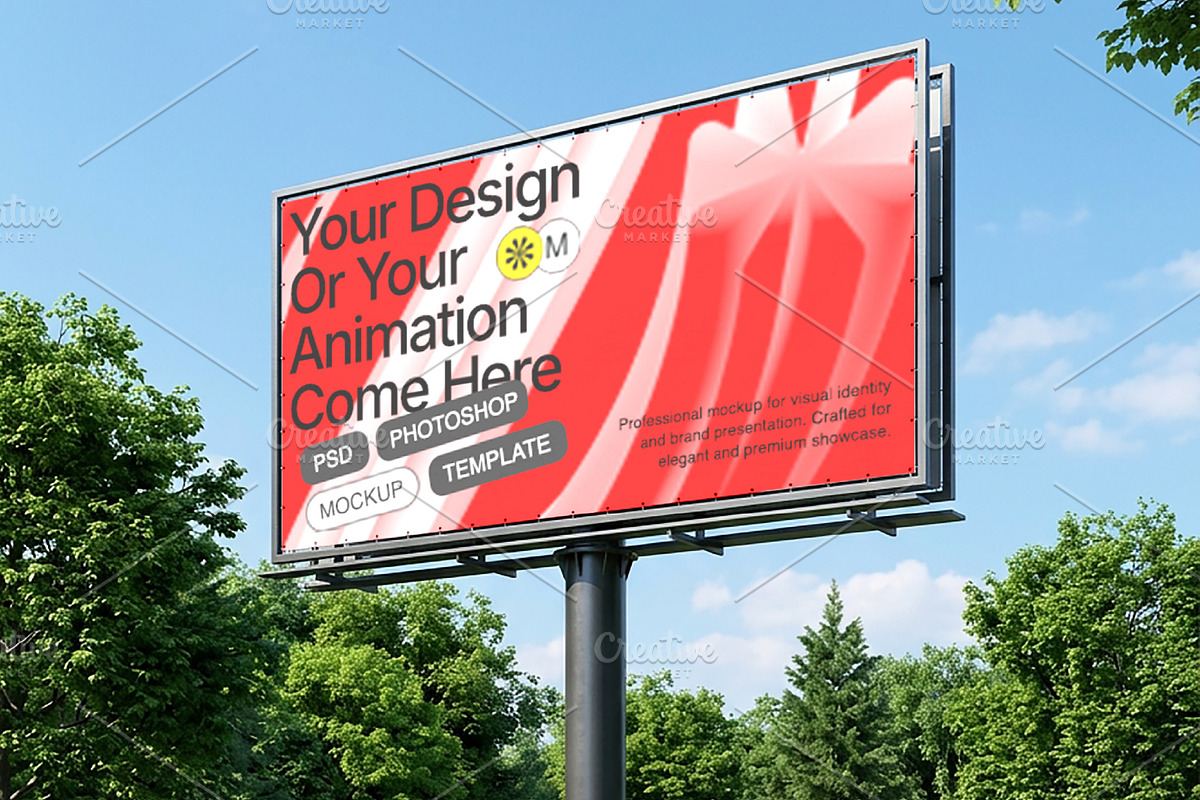 Outdoor Billboard Mockup, an Advertising Mockup by Dorst Branding (Photo 2 of 2)