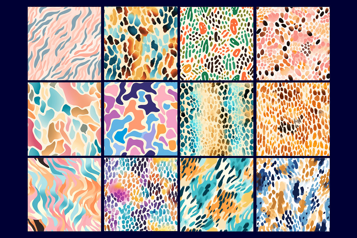 Pastel Animal Print Seamless Pattern, a Pattern Graphic by Forhadx5 (Photo 3 of 7)