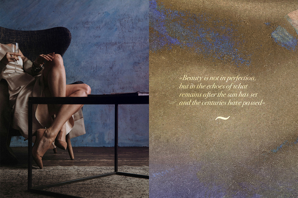 Modern Fresco Textured Backgrounds, a Texture Graphic by Elena Pimonova (Photo 10 of 10)