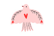 Hand Drawn Peace Dove Clipart, an Object Illustration by the_myro (Thumbnail 2 of 3)