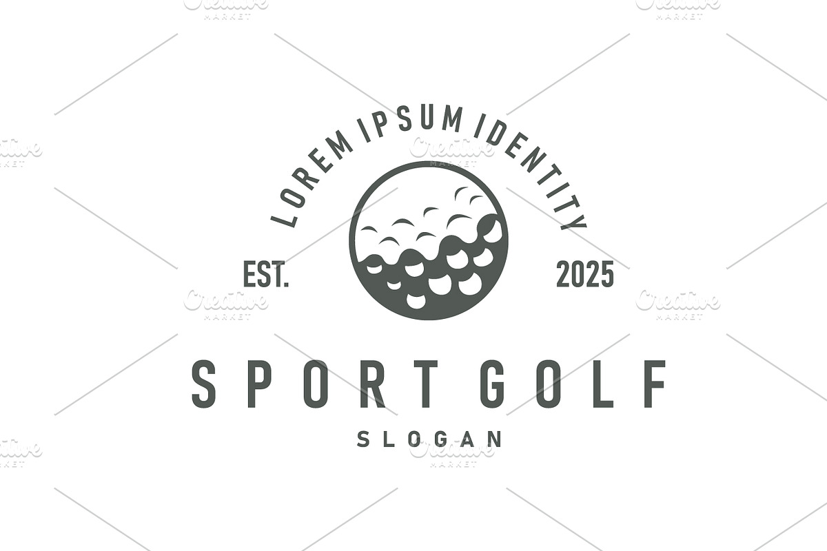 golf logo design outdoor sport, a Branding & Logo Template by Maylianaw28