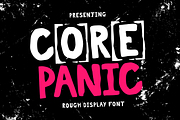 Core Panic - Rough Display Font, a Font by Pixesia Studio (Thumbnail 1 of 15)
