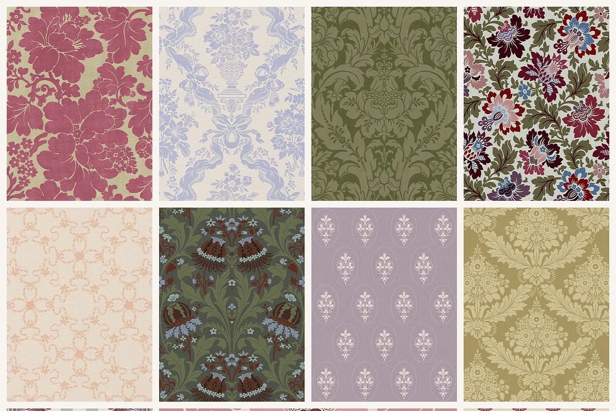 Garden Within: Vintage Floral Papers, a Texture Graphic by alonahaidash (Photo 9 of 27)