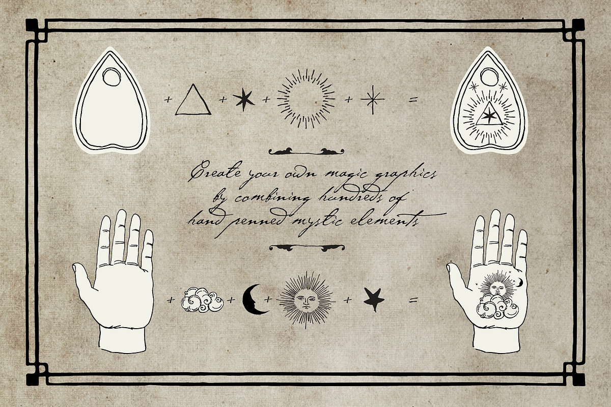 Cosmic Astrology, Magic & Tarot Set, an Object Graphic by Blixa 6 Studios (Photo 24 of 68)