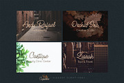 Billy Signature, a Script Font by Omotu Studio (Thumbnail 6 of 12)