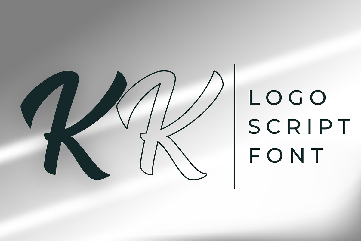 Kintagina Logo Script Font, a Script Font by Basnistudio (Photo 8 of 11)