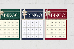 Christmas Bingo Card Template