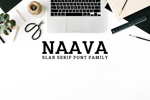 Naava A Slab Serif Font Family preview 7