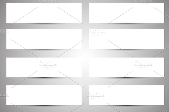 Blank Shadow Banners preview 2