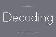 Decoding, a Sans Serif Font by InermediaSTUDIO (Thumbnail 1 of 8)