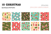 Christmas Santa Village Pattern, a Pattern Graphic by CreativeChristiana (Thumbnail 2 of 9)