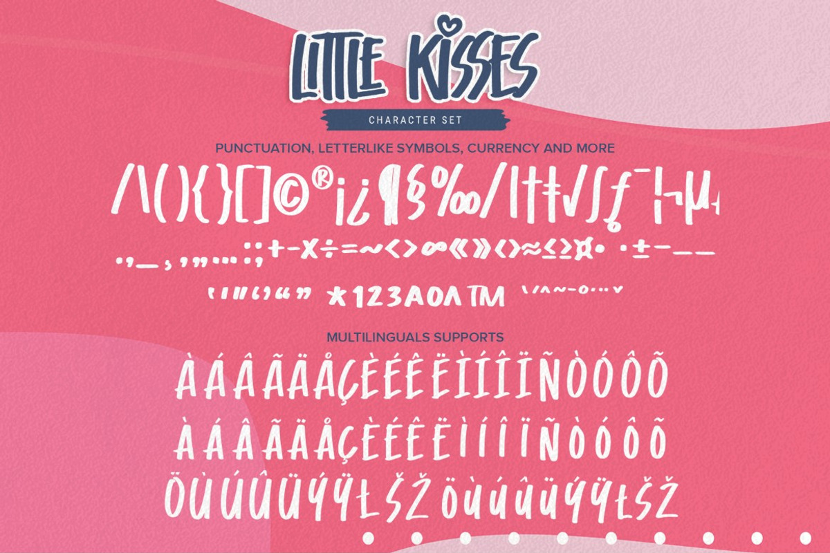 Little Kisses - Playful Display Font, a Script Font by Gassstype (Photo 5 of 8)