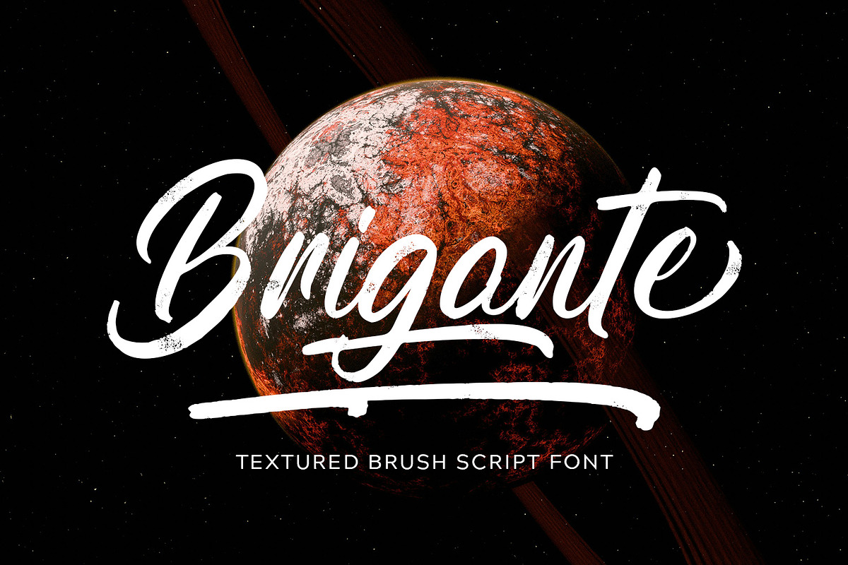 Brigante – Brush Script Font, a Handwritten Font by MERCI STUDIO (Photo 1 of 8)