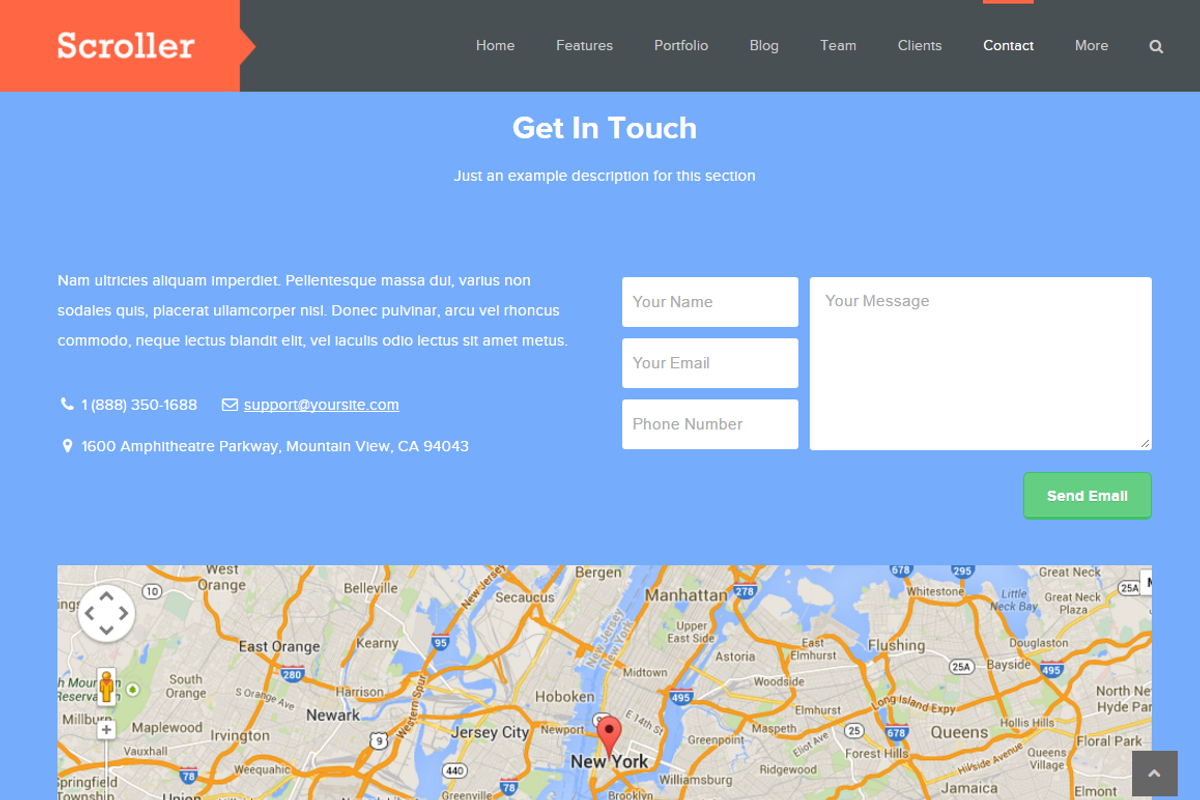 Scroller WordPress Theme, a WordPress Template by Theme Junkie (Photo 3 of 4)