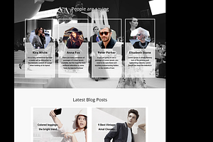 Fashion Store Website Template