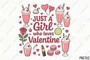 Pink Valentine PNG Sublimation, an Illustration by CraftArtStudio (Thumbnail 1 of 3)
