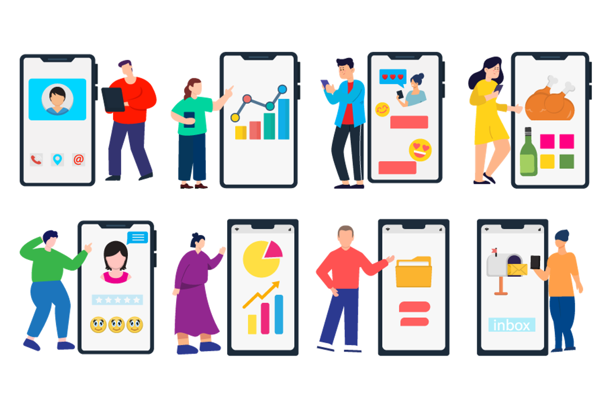 Mobile Apps and Services, a Work Illustration by EllaMaiyaali (Photo 3 of 4)