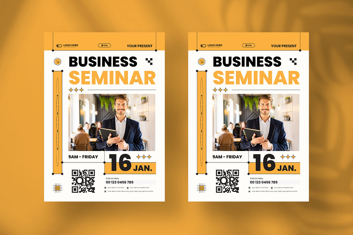 Business seminar flyer, a Flyer Template by Tanmoy Topu (Photo 2 of 6)