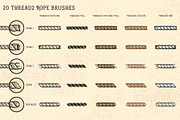 Sailor Mate's Rope Brushes V, a Brush Add-On by BAD TASTE (Thumbnail 2 of 6)