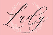 Lady Slippers Loops, a Script Font by STUDIOWAYS (Thumbnail 6 of 6)