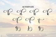 Monday Aftershine | Script Font, a Handwritten Font by Scratchones (Thumbnail 8 of 9)