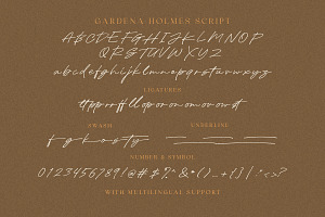 Gardena Holmes - Font Duo LOGOS