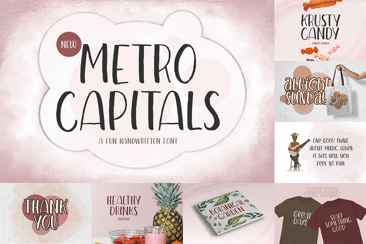 Handwritten Font Bundle, a Script Font by Littlehand (Photo 8 of 10)