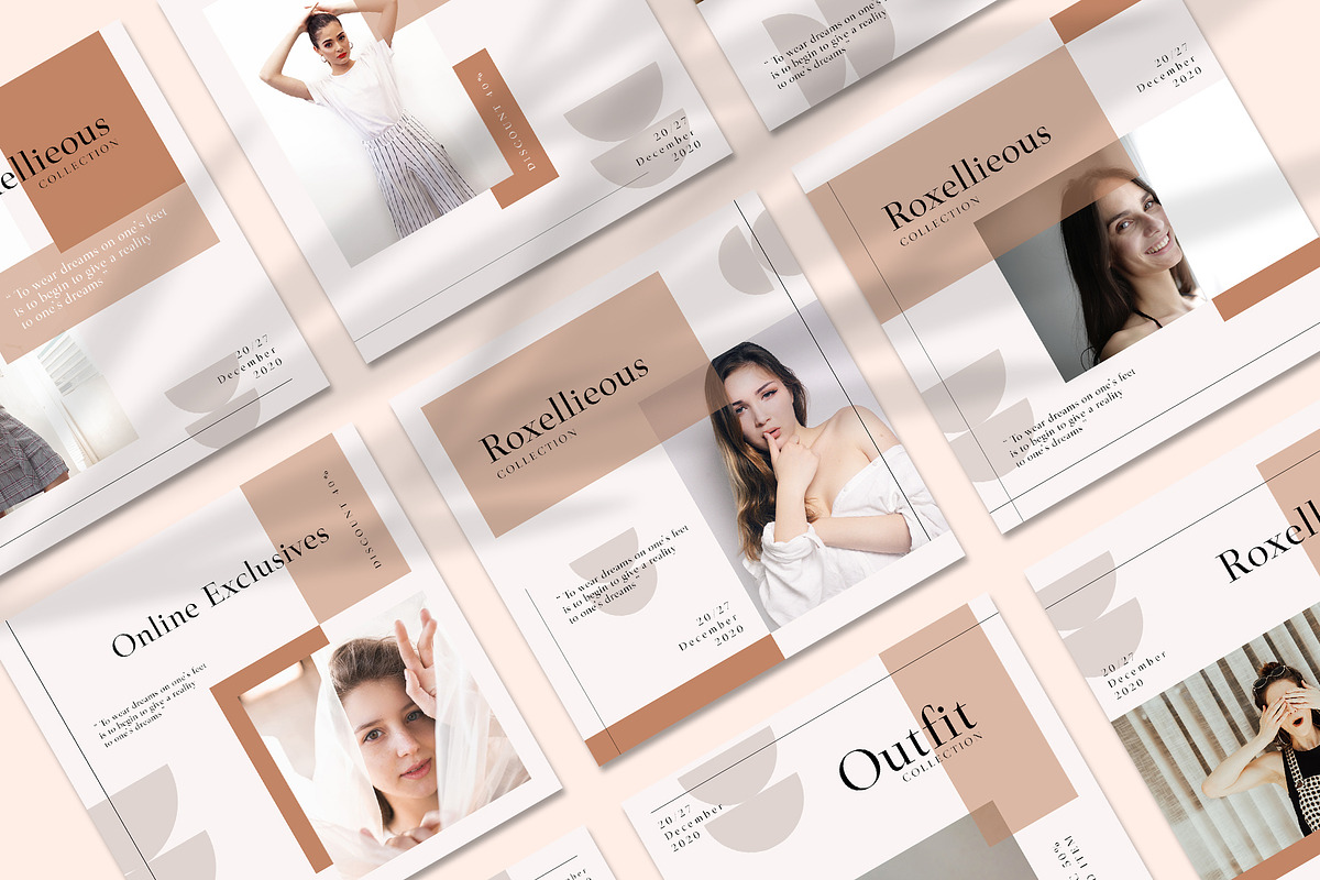 Roxellieous-Instagram Stories & Post, a Social Media Template by Creatchees.std (Photo 4 of 6)