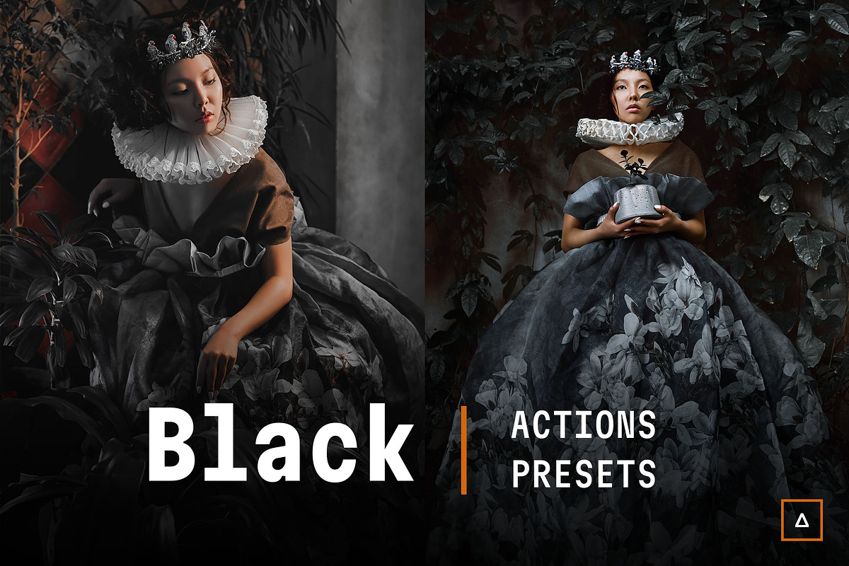 BLACK - Actions and Presets, a Preset Add-On by Hydrozi Presets (Photo 1 of 10)