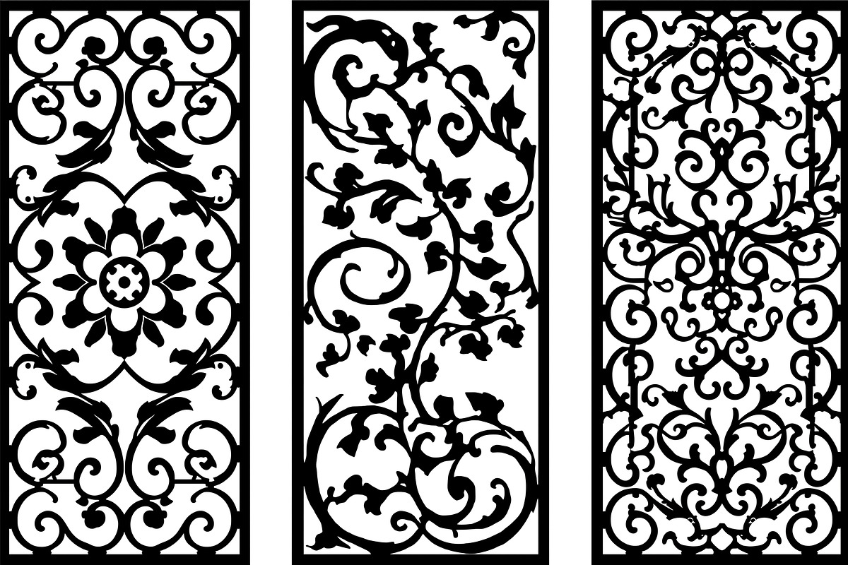 Vintage Gate Pattern Vector Bundle, an Illustration by Creativeshirt (Photo 14 of 21)