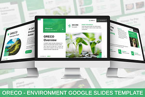 Oreco - Environment Google Slides, a Presentation Template by SlideFactory