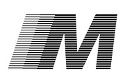 Letter M speed motion lines logo, a Branding & Logo Template by Leksono (Thumbnail 1 of 2)