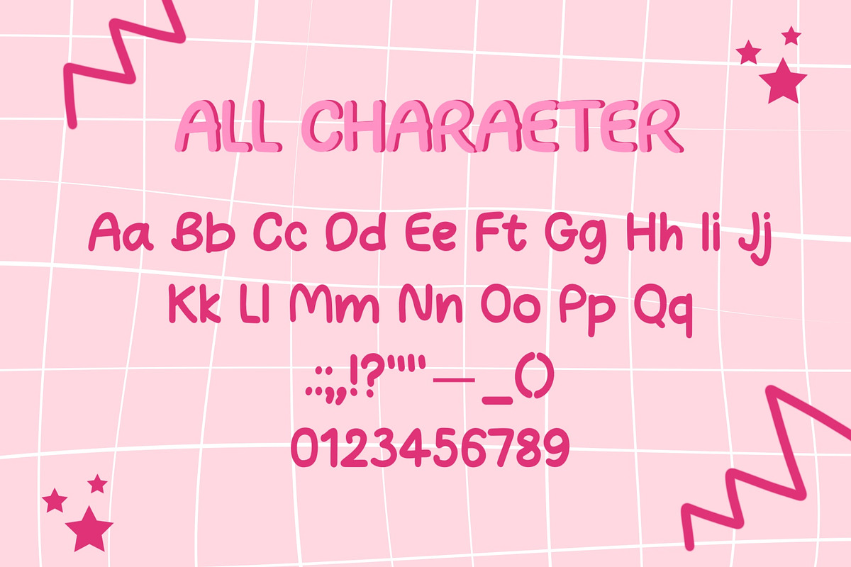 Cute Font, a Handwritten Font by MyFontsShop (Photo 4 of 5)