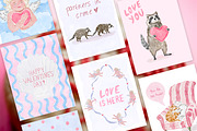 Whimsical Love Collection, an Object Illustration by Les Frolova (Thumbnail 3 of 19)