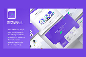 LiteHYIP - HYIP HTML Template