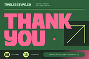 Now Breaks Bold Sans Display, a Sans Serif Font by timelesstype.co (Thumbnail 20 of 20)