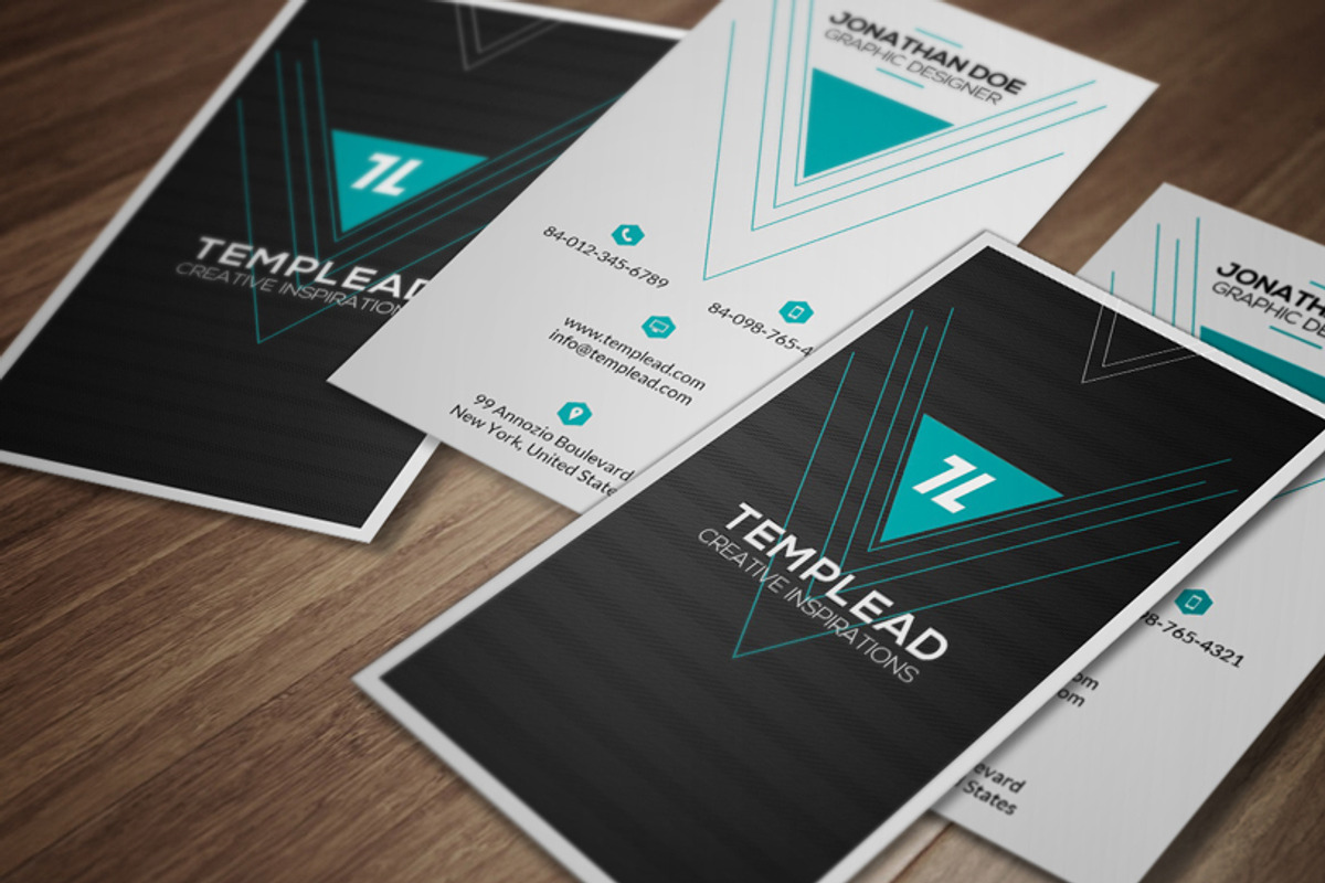 Corporate Business Card CM164, a Business Card Template by annozio (Photo 1 of 4)