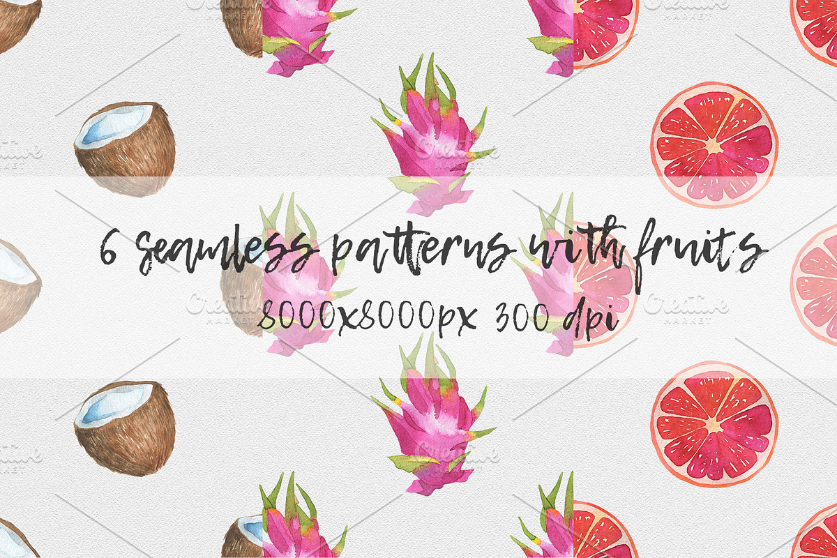 Tropical mix, a Decorative Illustration by Maria's little shop (Photo 4 of 8)