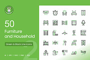 Furniture & Household Green & Black, an Icon by IconBunny (Thumbnail 1 of 2)