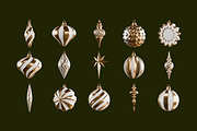 Christmas Ball Decorative Asset, an Object 3D Model by graphicook (Thumbnail 2 of 2)