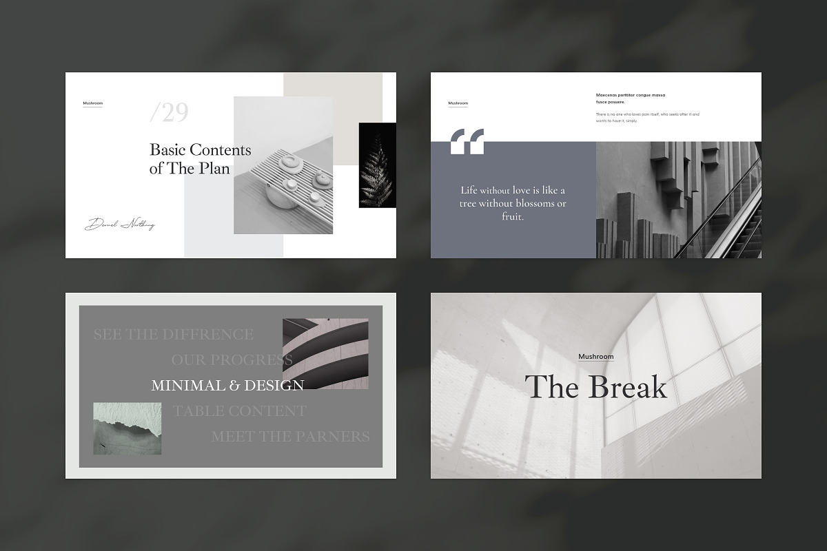 Mushroom PowerPoint Presentation, a Presentation Template by Goashape Studio (Photo 9 of 19)
