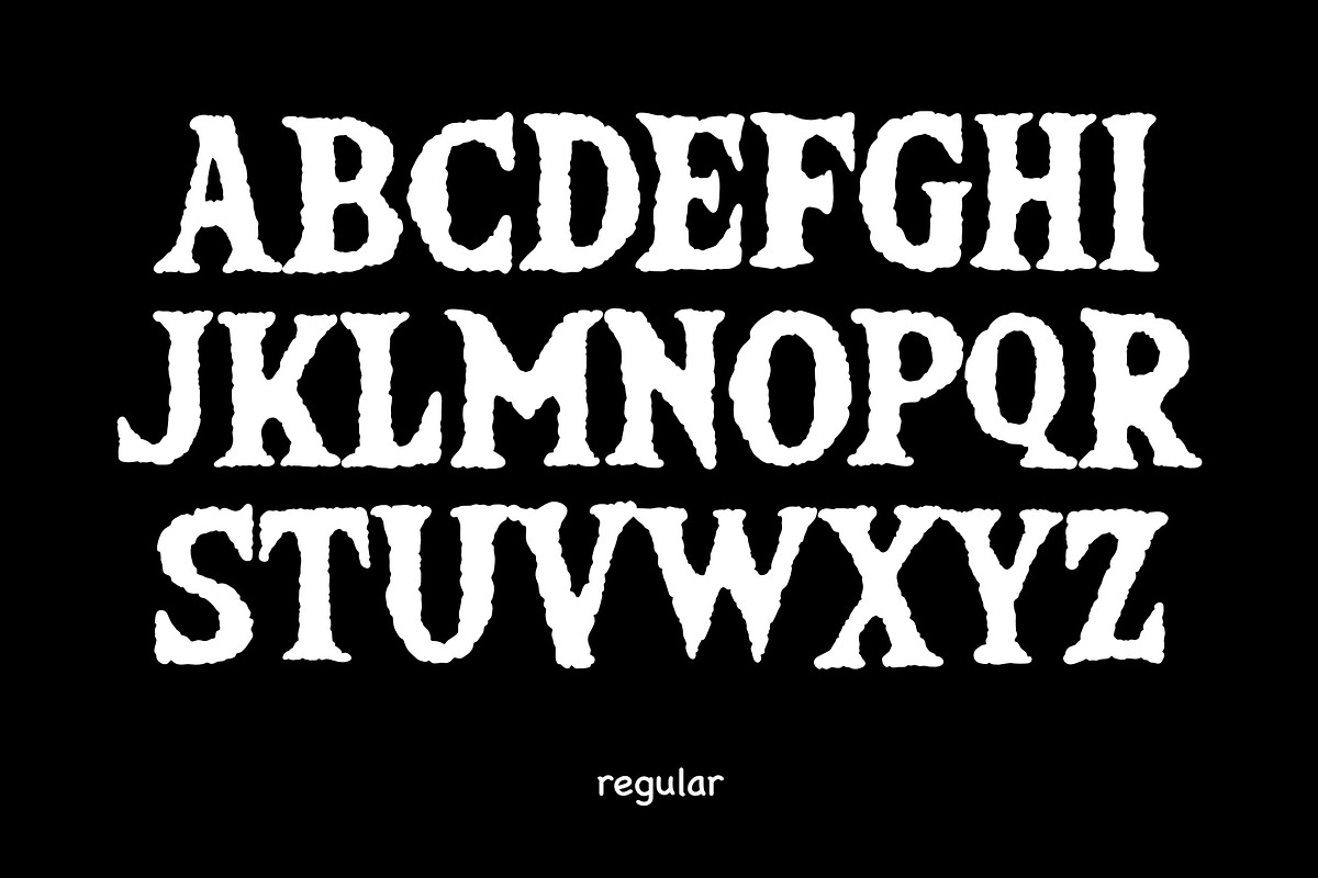 Spooky Mother Font - Serif Horror, a Serif Font by ariodsgn (Photo 2 of 6)