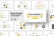 Pros Cons Infographic - Keynote, a Presentation Template by Iqsiart Studio (Thumbnail 1 of 3)