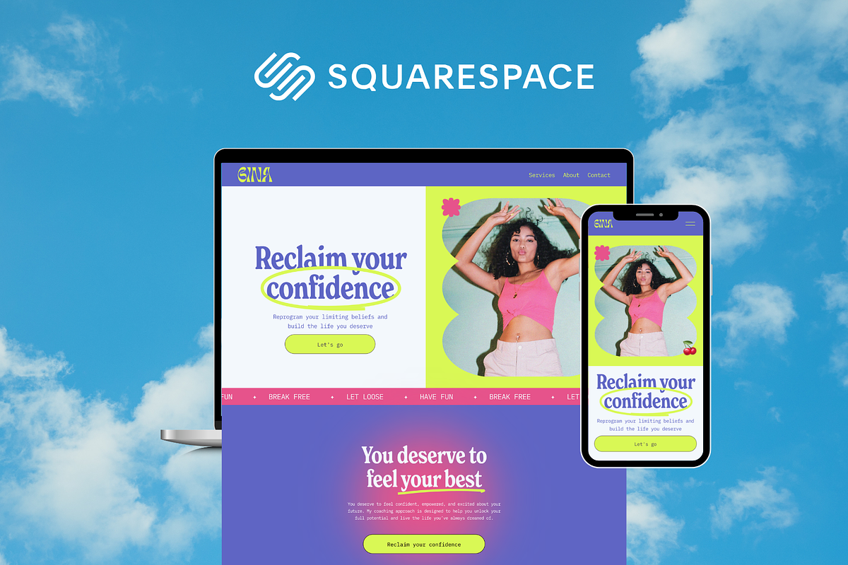 Bold Squarespace Template for Coach, a Squarespace Template by Soul Mission Studio (Photo 1 of 10)