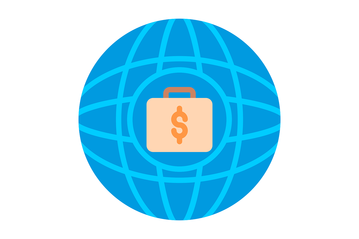 Global Flat Icon, a Duotone Icon by Pexelpy (Photo 1 of 3)