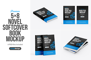 Novel Softcover Book Mockup