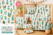 Whimsical Cactus Clipart 55 PNG, a Decorative Illustration by Whimsy Brush Studio (Thumbnail 4 of 10)