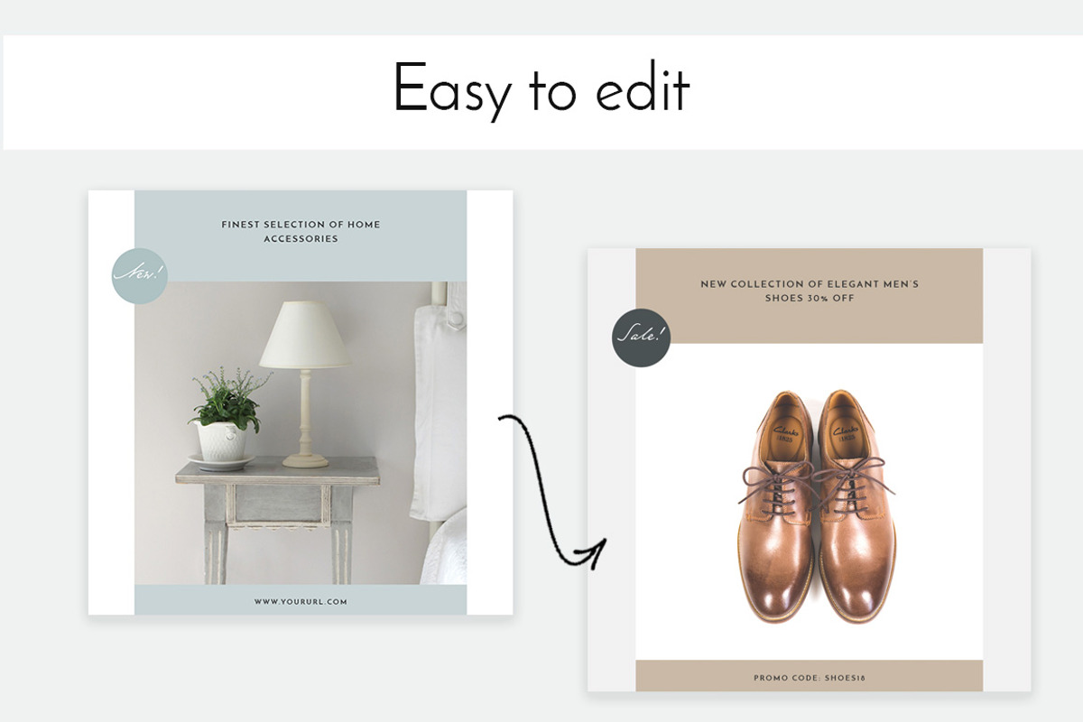 LAYYA simple & clean banners, a Social Media Template by Jumping Dog (Photo 3 of 8)