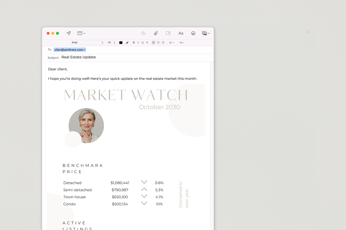 Real Estate Email Marketing Template, a Marketing Template by EstateElements (Photo 7 of 9)